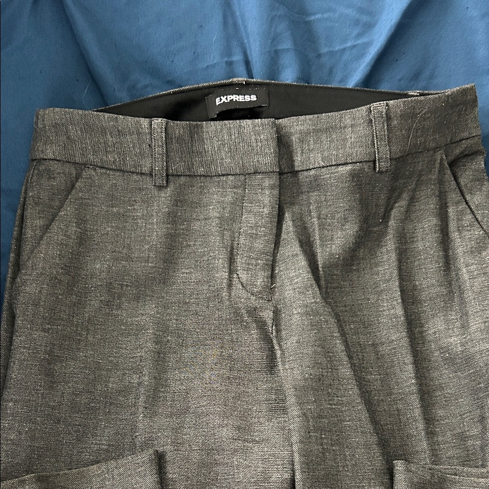 JCPenney Charcoal Men's Dress Pants - Picture 2 of 3